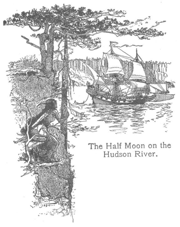 The Half Moon on the Hudson River