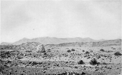 The Beluch-Afghan Boundary Cairn and Malek-Siah Mountains in Background.