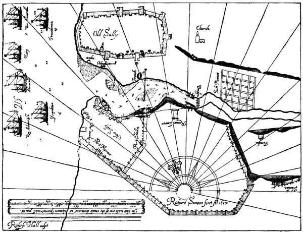 An old map of Salē.