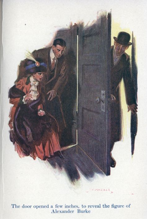 The door opened a few inches, to reveal the figure of Alexander Burke