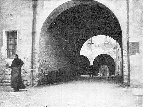 THE OLD ROUND ARCH OF THE BISHOP'S PALACE