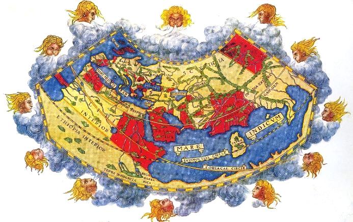 PTOLEMY'S MAP OF THE WORLD