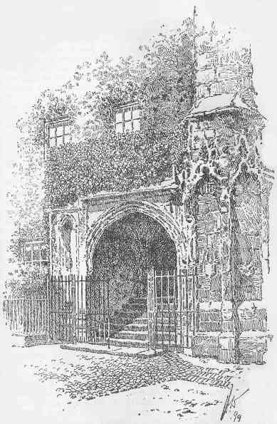 Entrance to Grammar School, Norwich