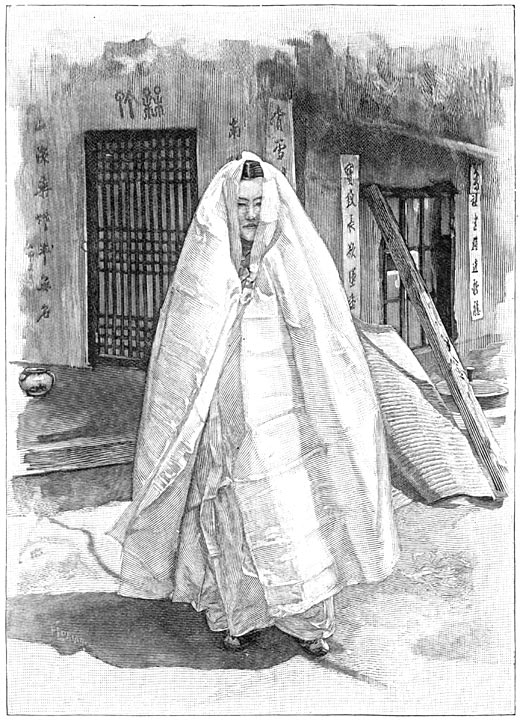 Een Koreaansche vrouw.