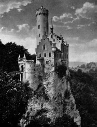Lichtenstein Castle near Reutlingen in Württemberg