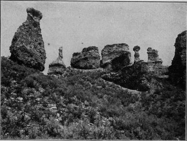 Witch Rocks, near Echo Canyon, Utah