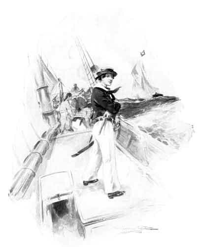 Midshipman Farragut on the "Essex"