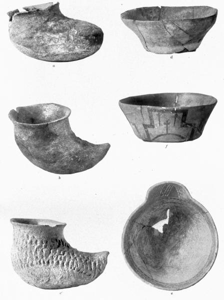 PL. CXX—
SAUCERS AND SLIPPER BOWLS FROM SIKYATKI