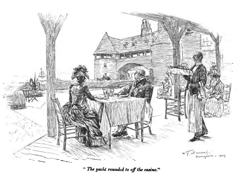 The Yacht Rounded to off the Casino 060