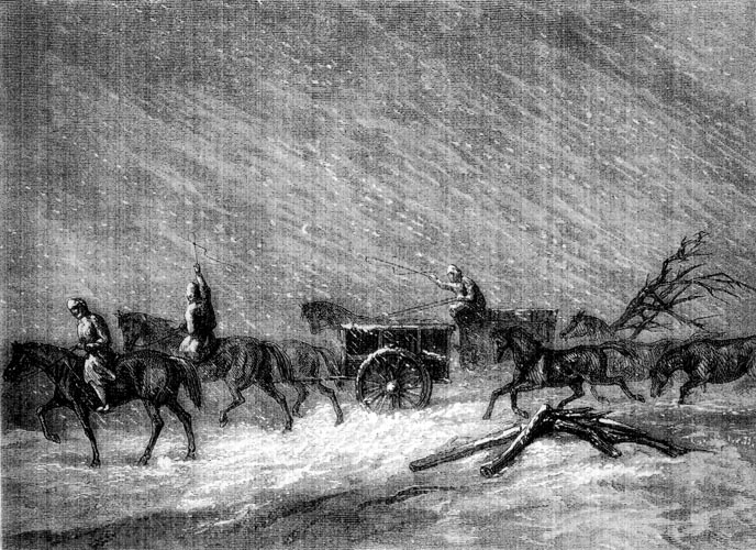 A storm on the steppes