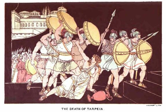 The Death of Tarpeia 038