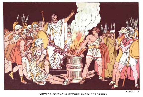 Mutius Before King Porsenna 132