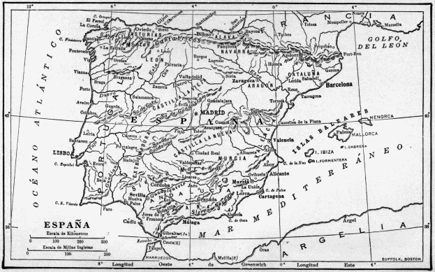 Mapa de Espa�a