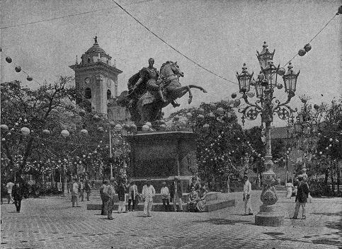 Estatua de Bol&iacute;var, Plaza de Caracas, Caracas, Venezuela