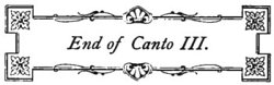 End of Canto III.