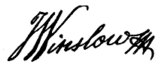 Signature, J. Winslow