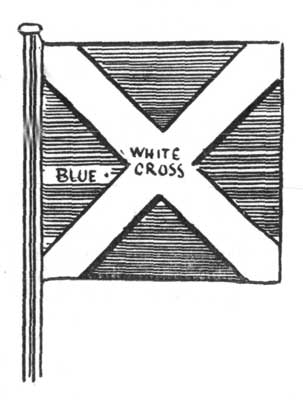 Fig. 3.—Scotch Flag of St. Andrew.