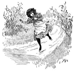 "DOROTHY STARTED OFF AT ONCE, AS FAST AS SHE COULD RUN."