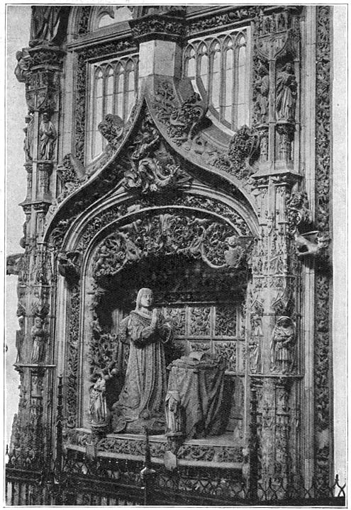 Cartuja de Miraflores, Beeld van Prins Alfonso, broeder van Isabella de Katholieke.
