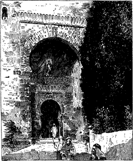 Entrance gate to the Alahambra