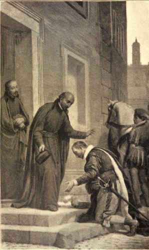 St. Ignatius Receiving St. Francis Borgia.