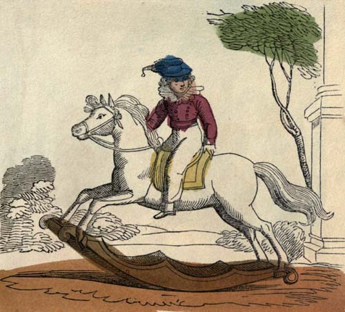 Boy on rocking horse