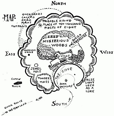 Map of Tomb's Island