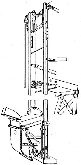 Fig 214.—Bucket Hoist for Building Work
(Wallace-Lindesmith).