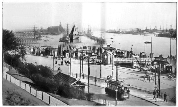 A HANSE CITY&mdash;HAMBURG, ALONG THE WATER-FRONT