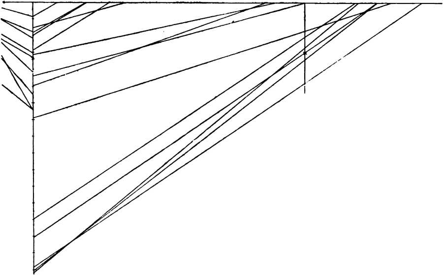Diagram of wave-paths at seismic vertical of Ischian earthquake of 1883.