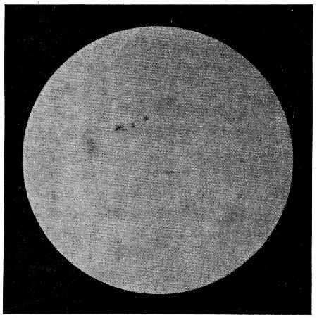 Fig. 29.—Direct photograph of the Sun.