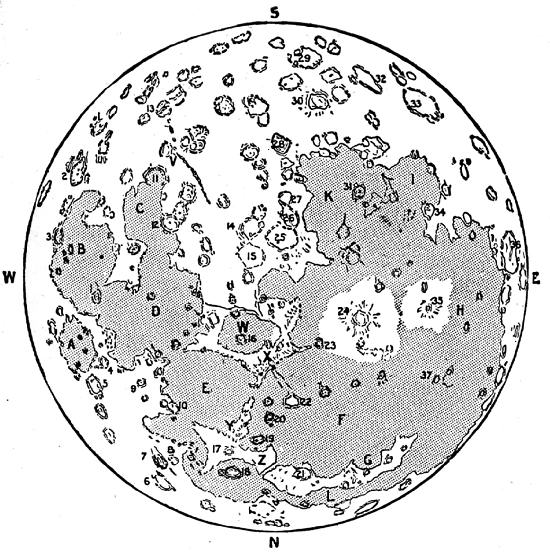 Fig. 71.—Map of the Moon.
