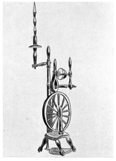FIG. 73.—SPINNING WHEEL.

(In the Hull Museum.)