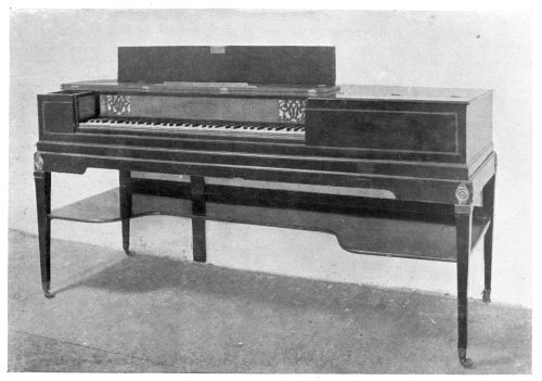 FIG. 89. OLD SPINET.

(In the collection of Mr. Phillips, of Hitchin.)