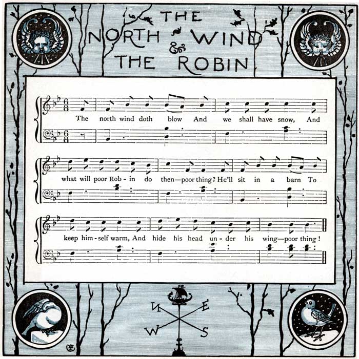 The North Wind and the Robin music