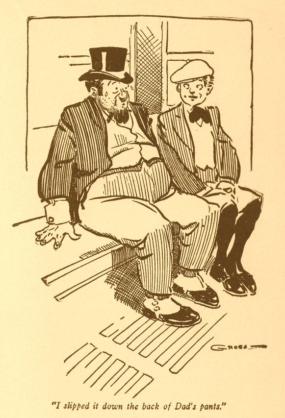 Slipped It Down the Back of Dad's Pants 057