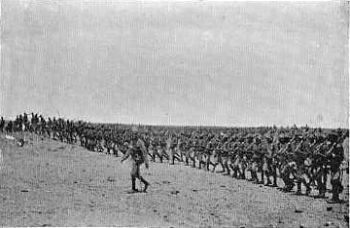 Macdonald's Brigade advancing.