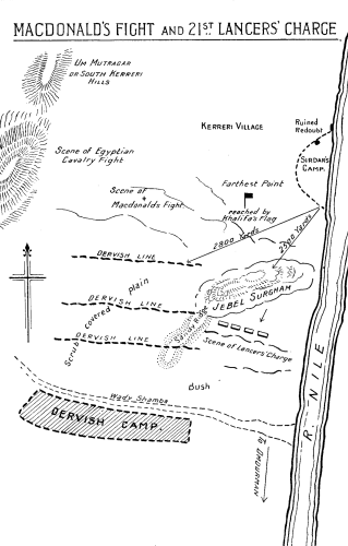 A. GENERAL VIEW PLAN. MACDONALD'S FIGHT AND 21ST LANCERS' CHARGE.