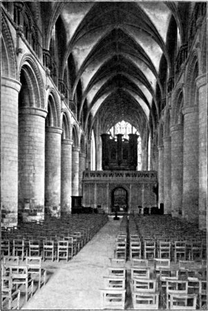 THE NAVE, LOOKING EAST.