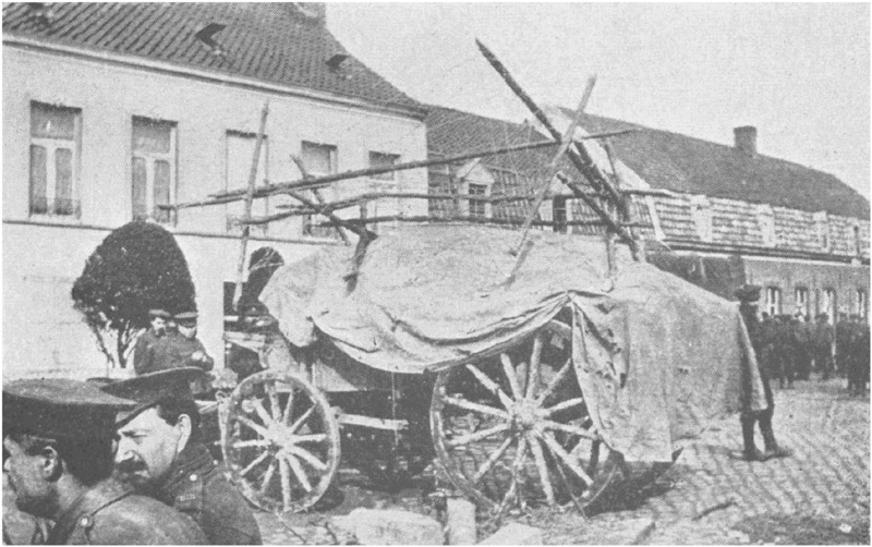 The Princess Patricias in Billets at Westoutre, Belgium