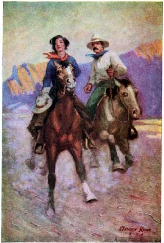 "I'LL MAKE THIS ONE QUIET!" SNAPPED
SHEILA, FOR THE HARD PACE HAD TOLD ON HER TEMPER THROUGH HER
BRUISES