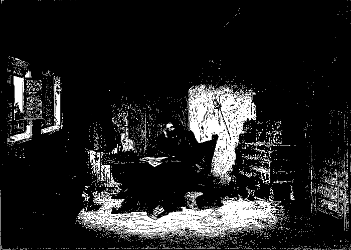 Luther at the Wartburg. “The tidings that he was safe, though a prisoner, calmed the fears of the people.” Illustration: Luther at the Wartburg.