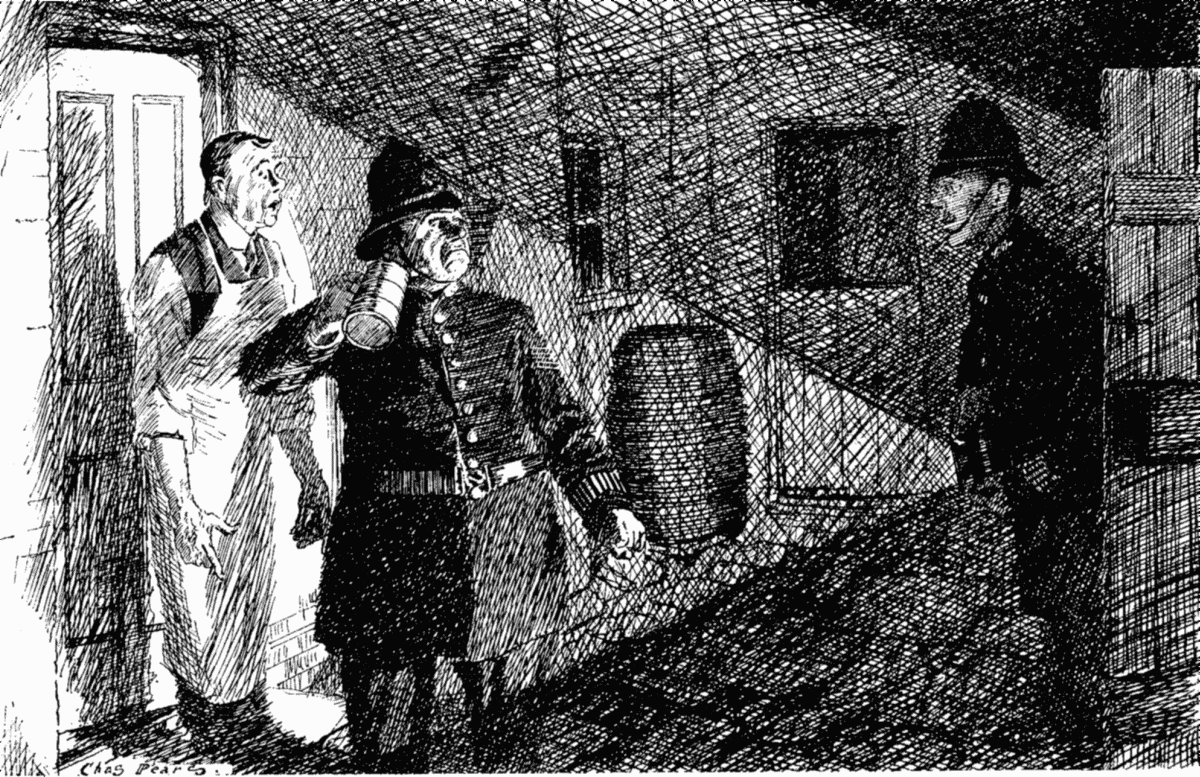 Police Sergeant to intruding Constable.