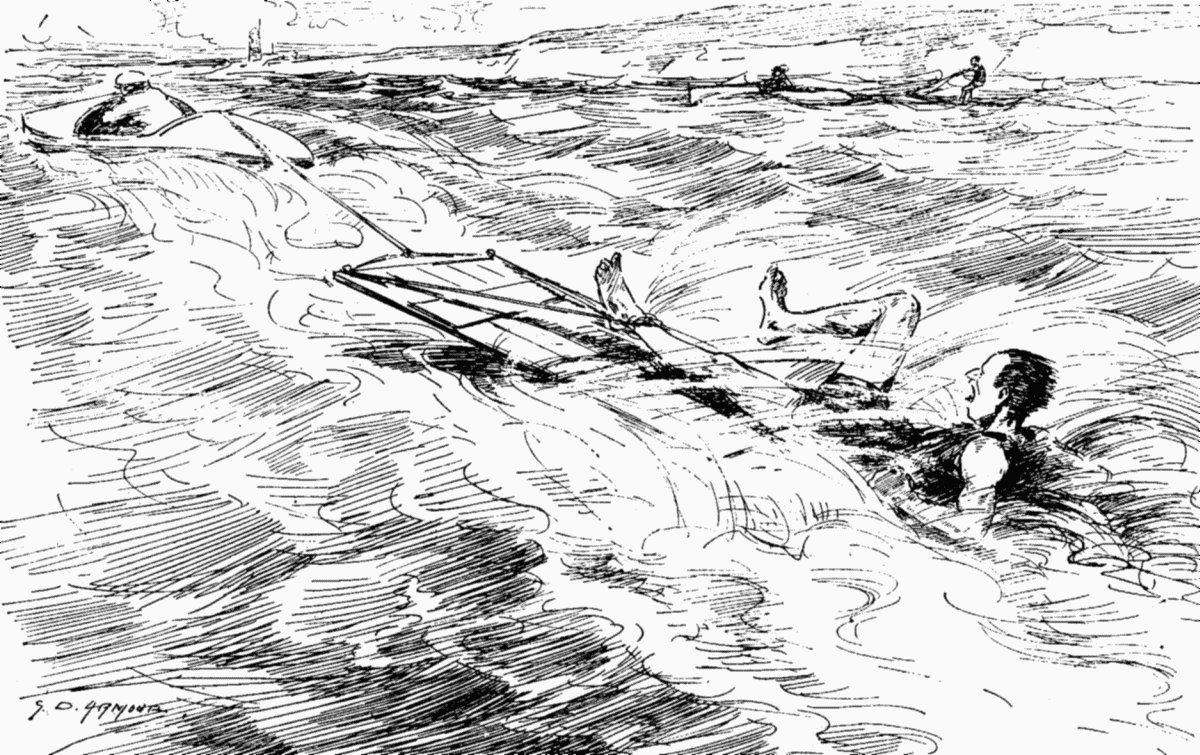 A new aquatic sport has been invented.