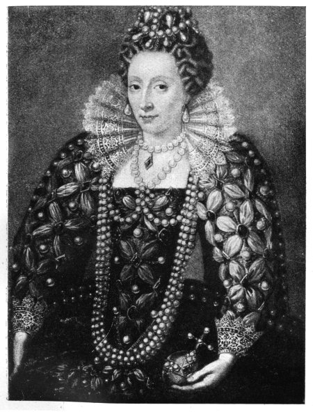 QUEEN ELIZABETH: RUFF OF VENETIAN POINT.

(National Portrait Gallery.)