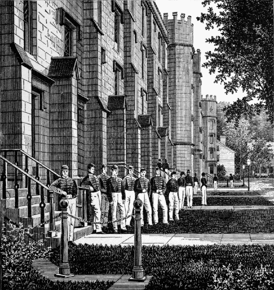 THE BARRACKS.
(Photographed by G. W. Pack.)
