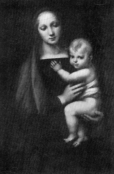 Fig. 10. Madonna del Gran Duca. Raphael. Pitti Palace,
Florence