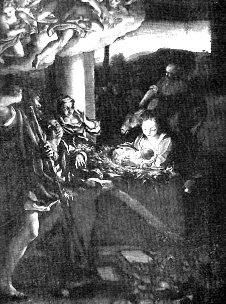 Fig. 30. The Holy Night. Correggio. Dresden Gallery