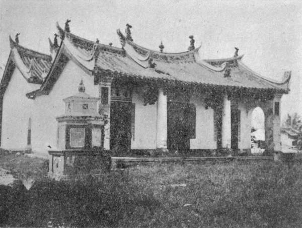 CHINESE TEMPLE AT LABUAN.