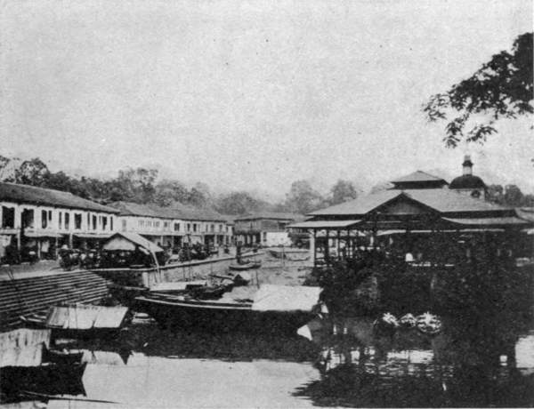 CANAL AND MARKET PLACE AT JAHORE.